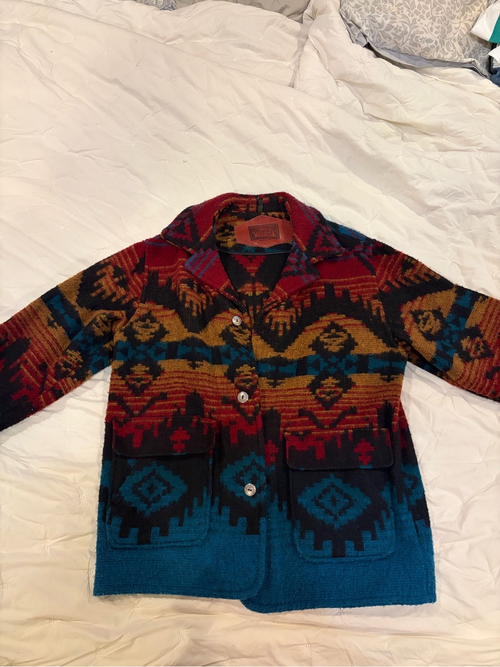 Vintage men’s Woolrich Aztec jacket